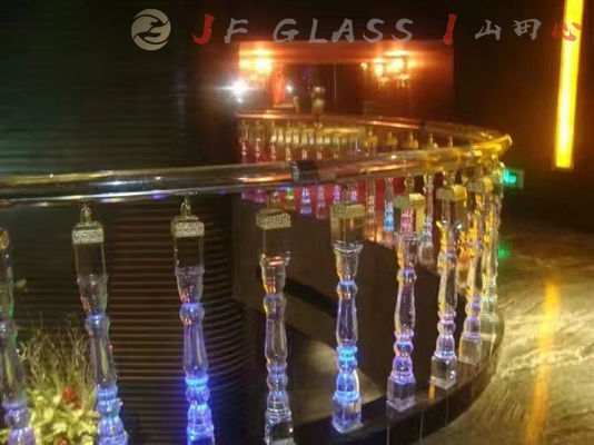Balaustra brillante terapeutica K9 Crystal Glass Pillars
