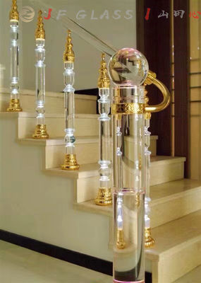 Balaustra brillante terapeutica K9 Crystal Glass Pillars