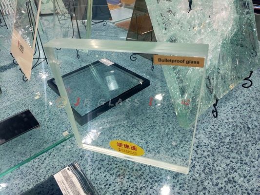 Vetro resistente 24mm della pallottola fonoisolante Ul752 della vetrina