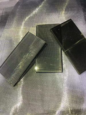 L'ambra resistente 6.5mm del rivestimento dell'abrasione ha laminato la rete metallica di vetro