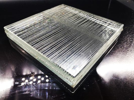 L'ambra resistente 6.5mm del rivestimento dell'abrasione ha laminato la rete metallica di vetro