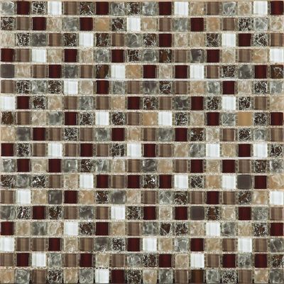 Mattoni di vetro rettangolari resistenti del mosaico 4x4 4mm di temperatura