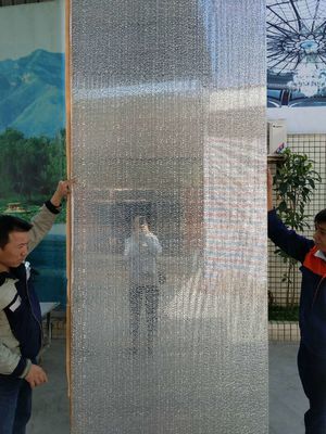 La struttura solida ha glassato i mattoni traslucidi del blocchetto di vetro di 6mm