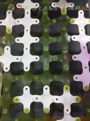 La struttura solida ha glassato i mattoni traslucidi del blocchetto di vetro di 6mm