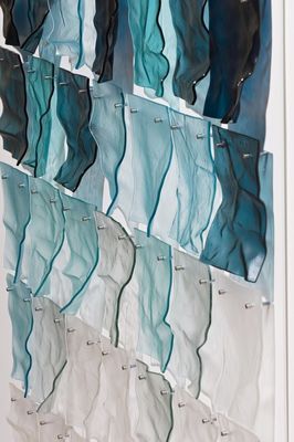 Vetro fuso decorativo di Kilnforming 1220x1830mm della finestra