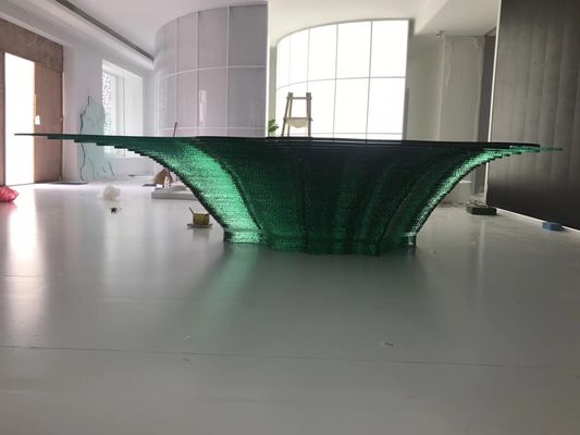 Vetro di forma irregolare monolitico dei materiali illustrativi resistenti al fuoco