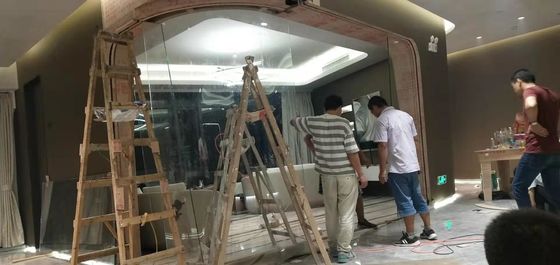Vetro alla moda di Bent Curved Balustrade Irregular Shaped di calore