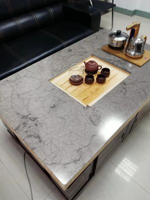 Grey Tabletop Toughened Multilayer Fabric ha laminato i pannelli di vetro