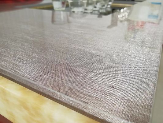 Grey Tabletop Toughened Multilayer Fabric ha laminato i pannelli di vetro