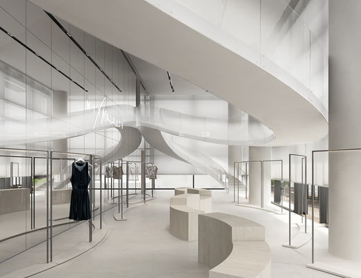 La balaustra Frameless trasparente ha curvato il vetro laminato