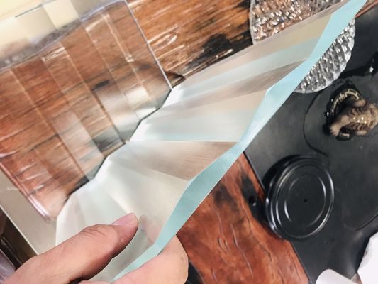 Vetro scolpito sabbia di superficie di sabbiatura 10MM di strutture
