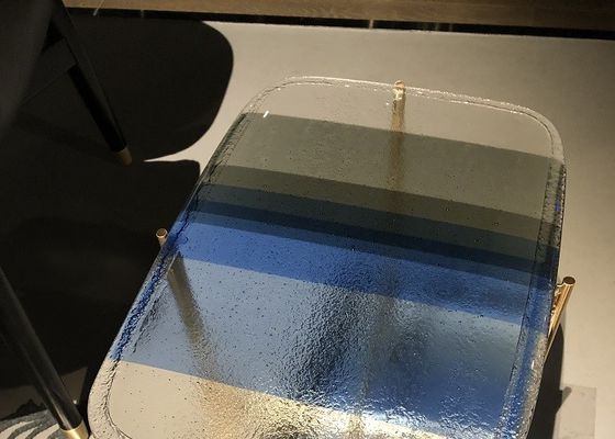 L'alzatina da tavolo 8mm ha fuso la parete di vetro Art Panels