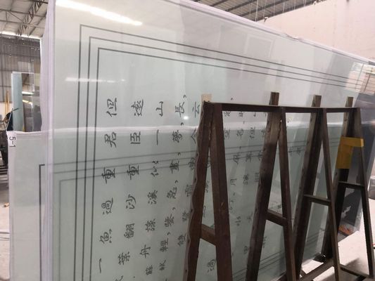 Lo schermo all'aperto ha indurito il vetro laminato decorativo di 3mm