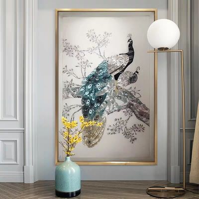 Pannello di vetro smaltato lustrato rivestito ceramico della decorazione con gli uccelli