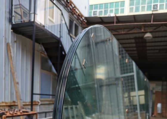 La finestra 12mm incolore del balcone riscalda il vetro laminato rinforzato