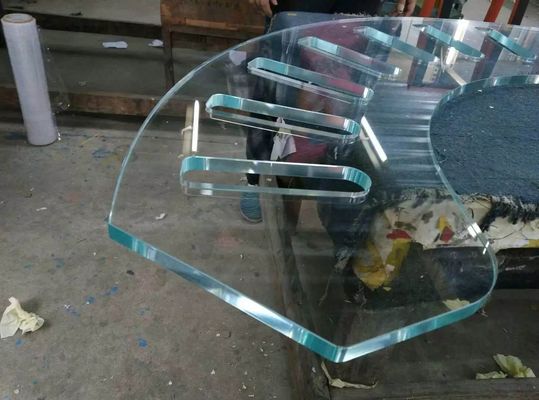 Il negozio di progettazione grafica ha perforato il chiaro vetro temperato di 8mm