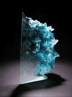 Decorazione dell'interno variopinta chiaro Wave luminoso Crystal Award