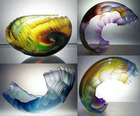 Decorazione dell'interno variopinta chiaro Wave luminoso Crystal Award