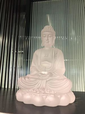 Buddha di scultura tradizionale ornamentale Liu Li Glass Art