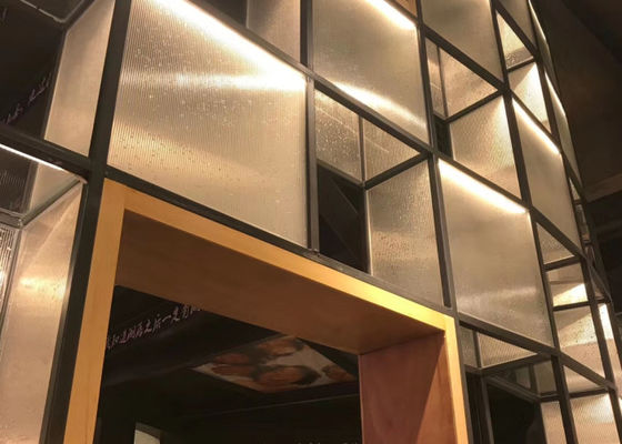 Vetro fuso decorativo astratto ultra chiaro di 4mm Shopfronts