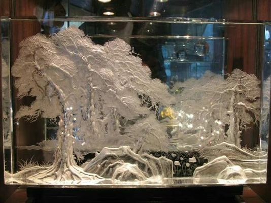 Progettazione grafica 3D chiari 5mm scolpiti SGCC Crystal Acrylic Glass