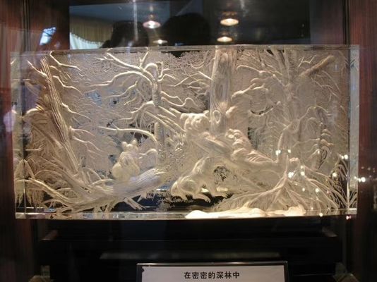 Progettazione grafica 3D chiari 5mm scolpiti SGCC Crystal Acrylic Glass