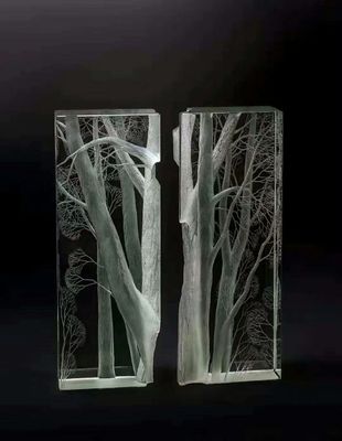 Progettazione grafica 3D chiari 5mm scolpiti SGCC Crystal Acrylic Glass