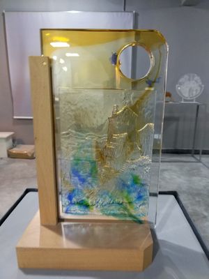 Candeliere minuscolo Liuli Crystal Art Glass della decorazione delle bolle