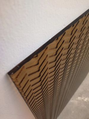 Taglio contemporaneo modellato di 6mm per misurare vetro