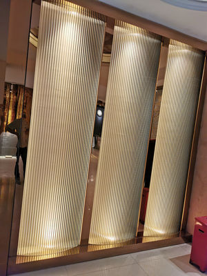 Vetro fuso decorativo retroilluminato dimensionale 1sqm della cabina 3