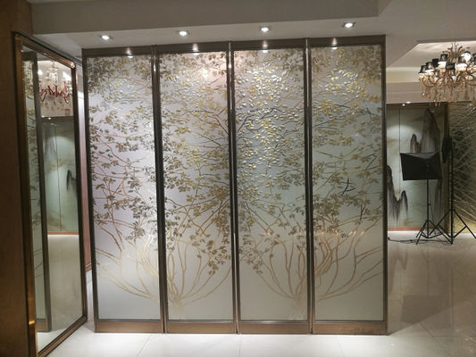 Vetro fuso decorativo della divisione ultra annullare 12mm dello schermo