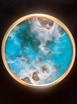 Vetro fuso decorativo murale dell'interno dell'immagine 10mm SGCC